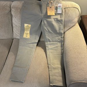 Democracy pants, gray, size 8, ankle length, slimming